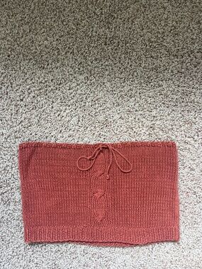 Hand Knit Tube Top